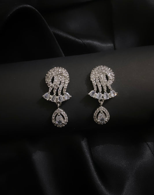 american diamond earrings