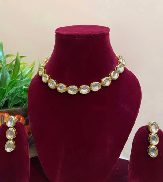 Kundan necklace set