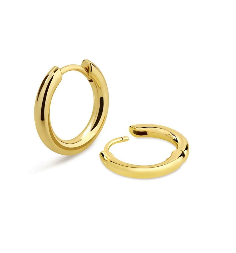 gold plated Bali earrings