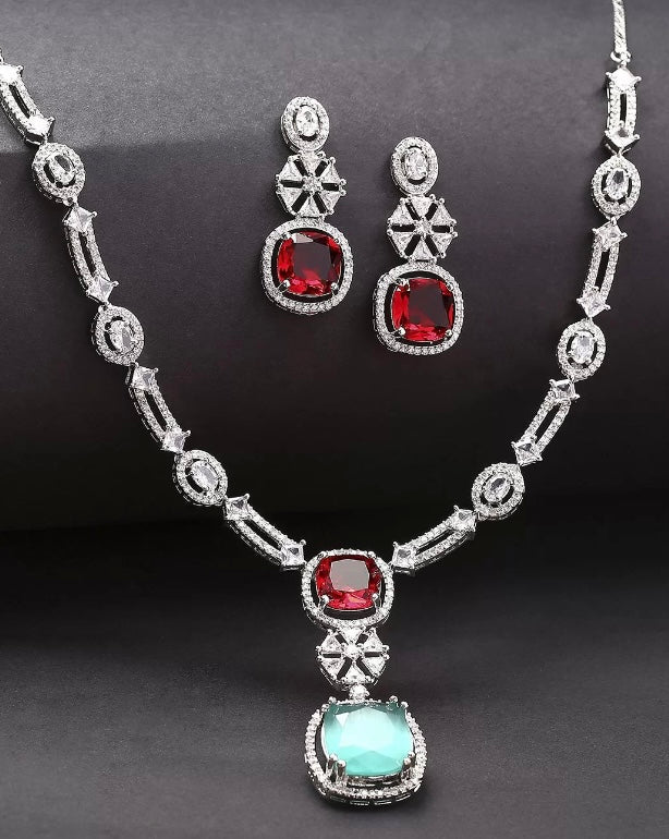 Ruhi AD necklace set