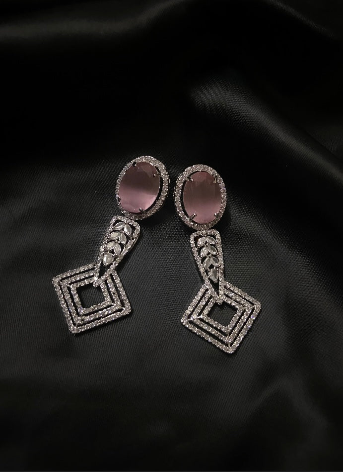 Siya AD Earrings (Pink)