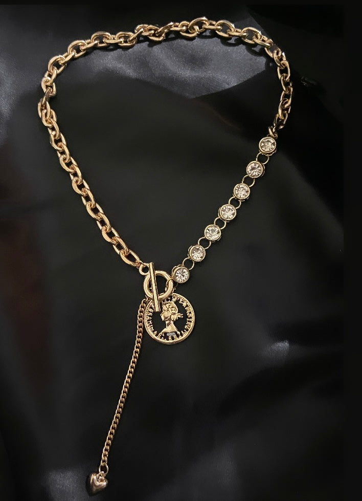 Gold plated necklace