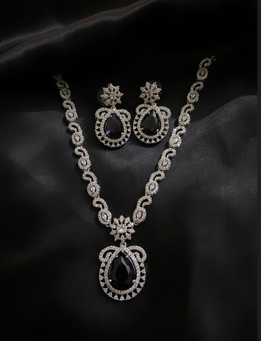 american diamond necklace set