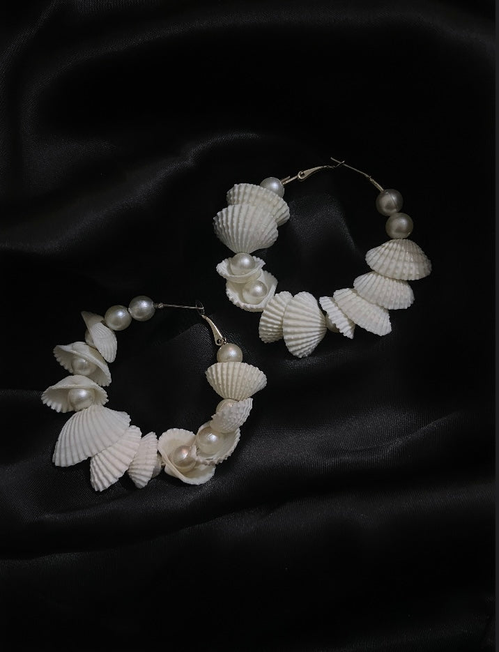 Shell Hoop Earrings